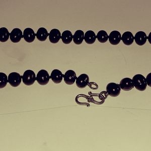 16 inch Strand of Genuine Black Tahitian Baorke  Pearls